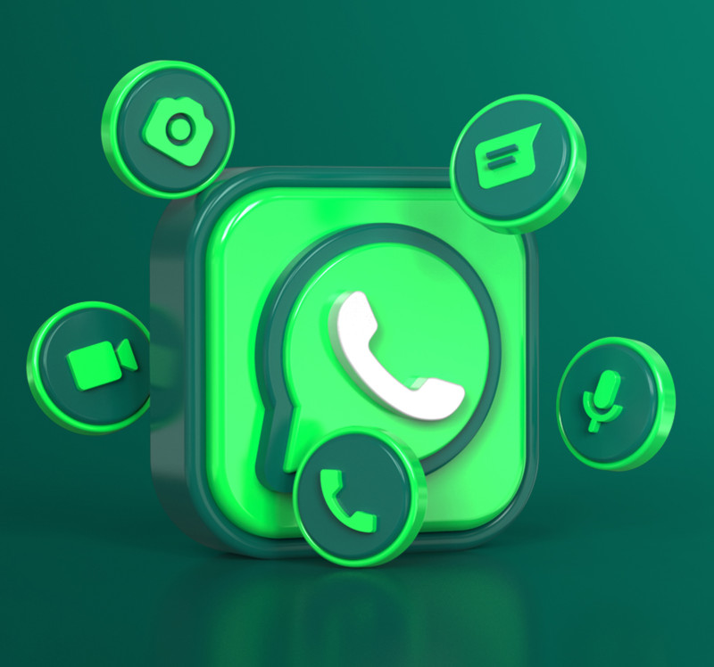 Hosted IVR integration with WhatsApp Business