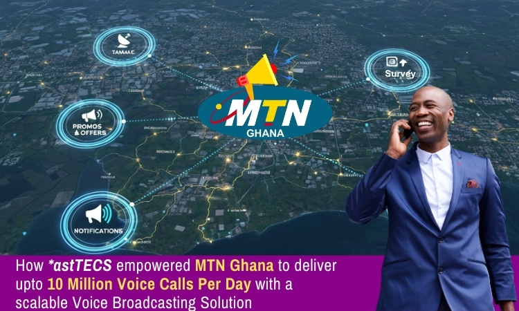 How *astTECS empowered MTN Ghana to deliver upto 10 Million Voice Calls Per Day with a scalable Voice Broadcasting Solution