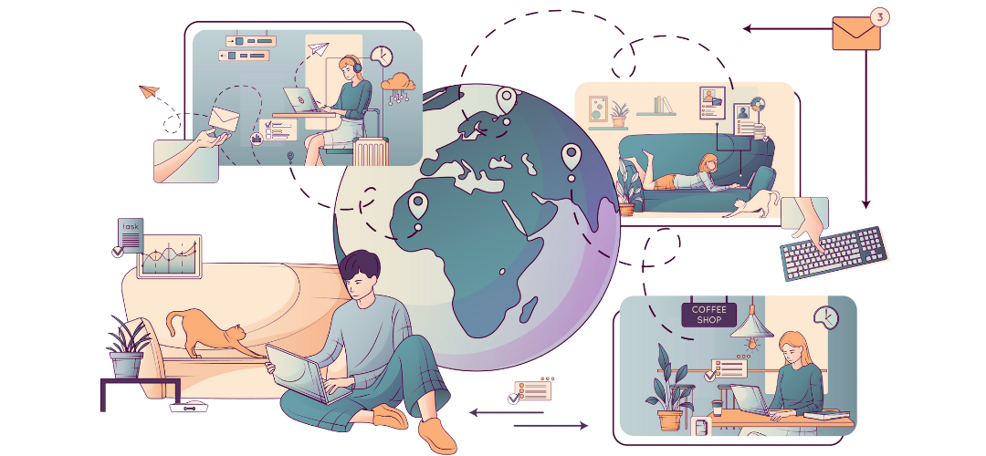 ip pbx Distributed office setup