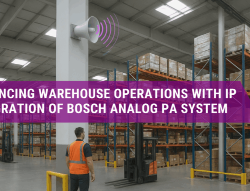 Enhancing Warehouse Operations with IP Integration of Bosch Analog PA System