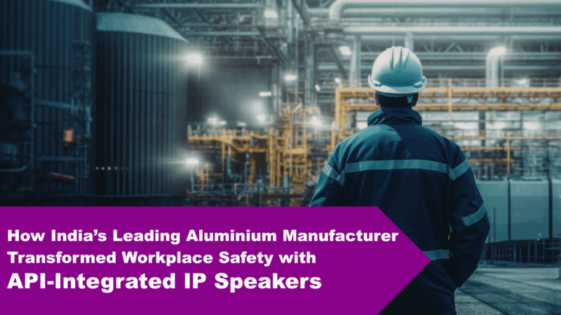 API-Integrated IP Speakers