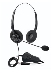 *ast H100 USB headphones with mic noise cancelling