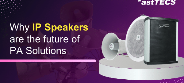 IP speakers advantages over analog speakers