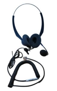 *ast H100 RJ headphones with mic noise cancelling for Call Centers & Business use