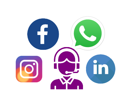 Omni-channel communication through social media channels