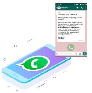 whatsapp message integration
